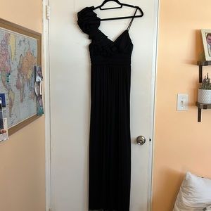 Black maxi dress